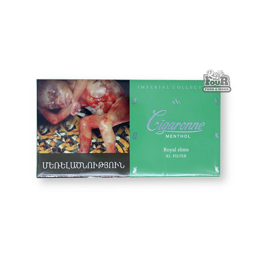 Cigarettes "Cigaronne Menthol Royal Slims XL"